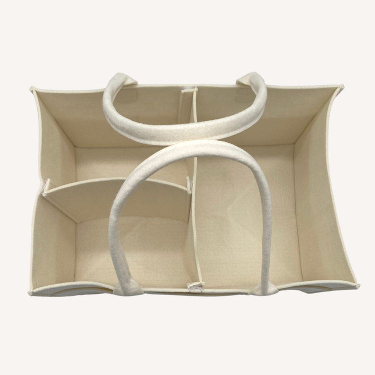 Premium Neutral Felt Caddy
