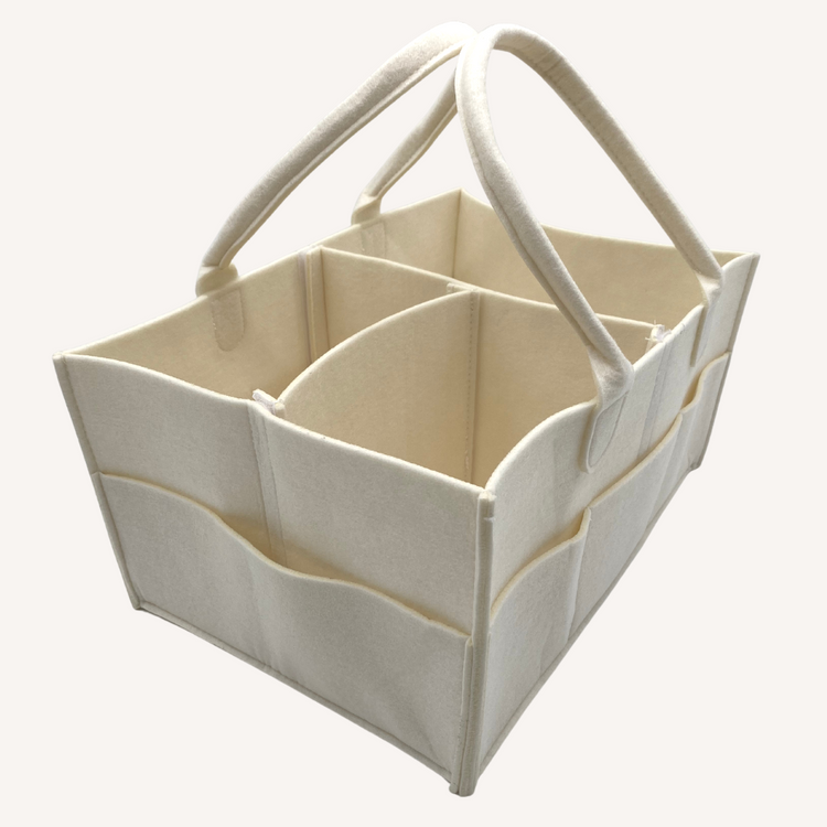 Premium Neutral Felt Caddy