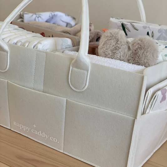 Premium Neutral Felt Caddy