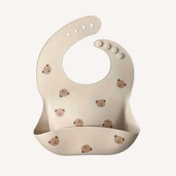 Silicone Baby Bear Bib