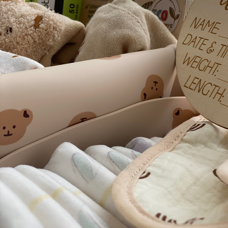Silicone Baby Bear Bib