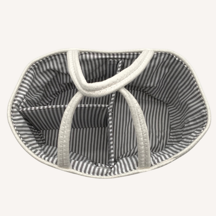 Luxury White Rope Caddy