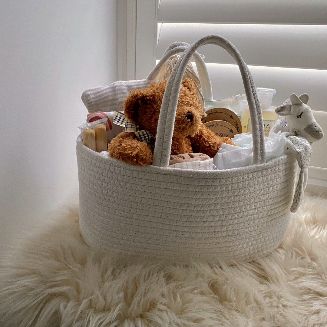 Nappy best sale caddy basket