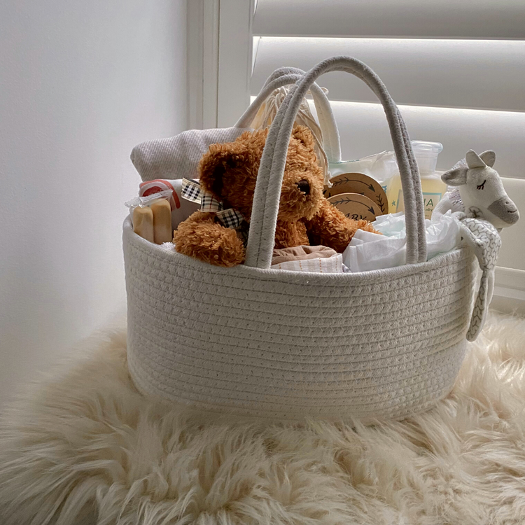 Luxury White Rope Caddy