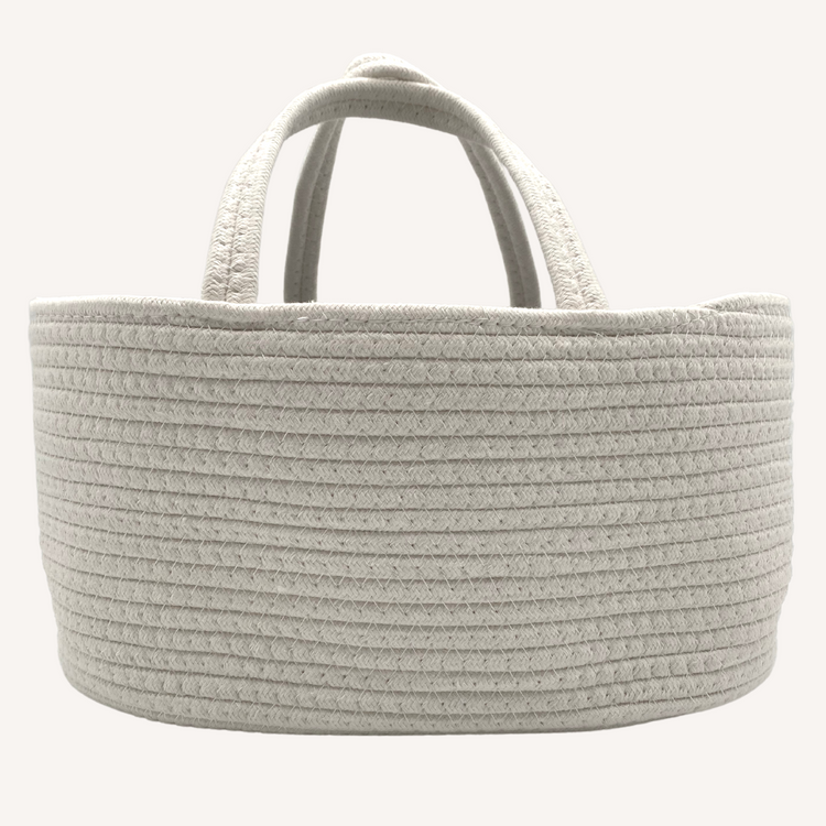 Luxury White Rope Caddy