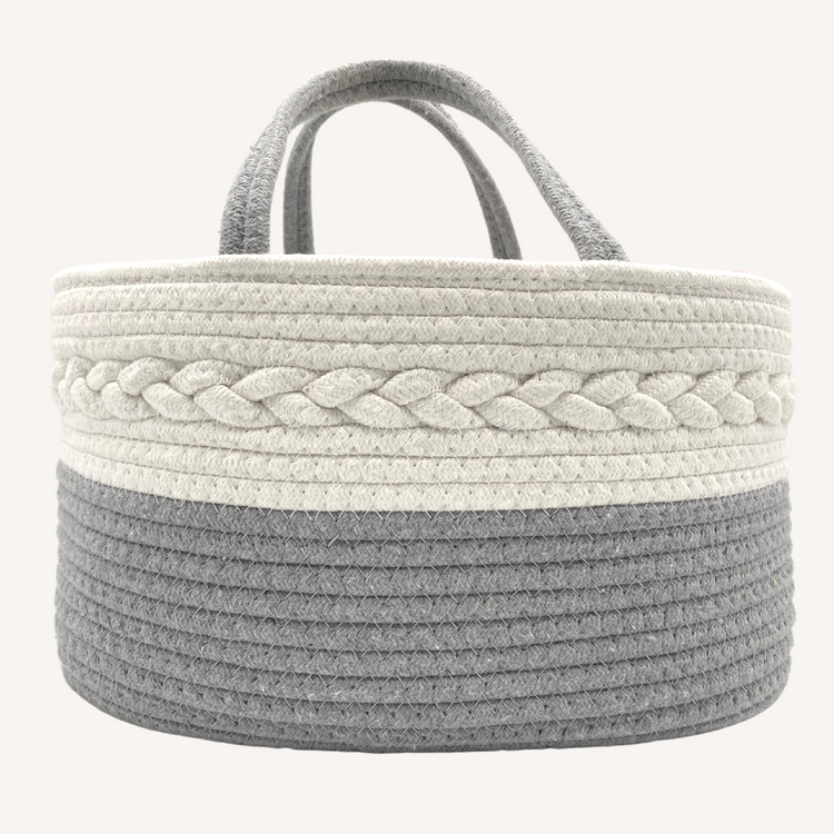 Luxury Grey Rope Caddy