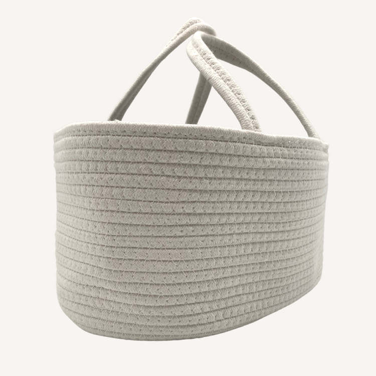 Luxury White Rope Caddy