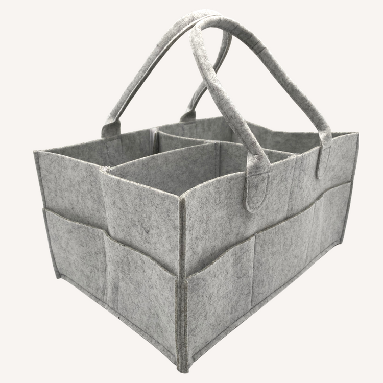 Premium Grey Felt Caddy