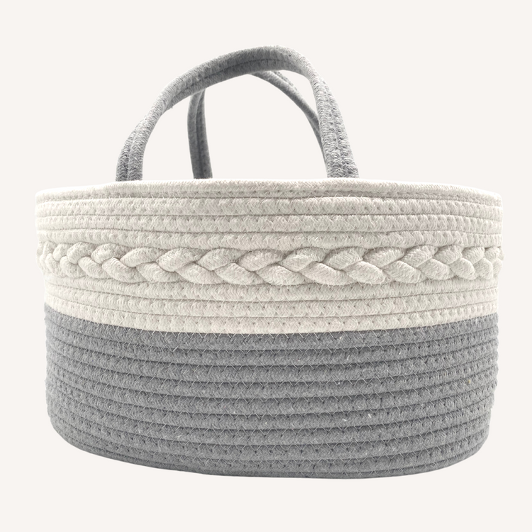 Luxury Grey Rope Caddy